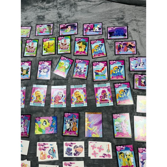 My Little Pony Cards Trading Cards CGG CCG Holo Stickers Set Lot Of 105 - Picture 13 of 13